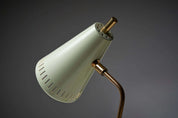 Adjustable_Table_Lamp,_Patinated_Brass_&_Green_Metal,_1950s