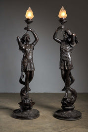 Set_of_2_Torchere_Figures_Floor_Lamps,_Bronze,_Early_20th_Century,_Italy