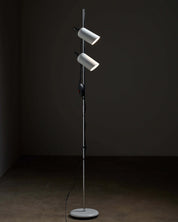 Duo_Spot_Floor_Lamp,_Chrome_&_White_Metal