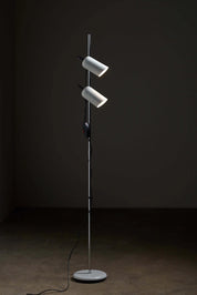 Duo_Spot_Floor_Lamp,_Chrome_&_White_Metal