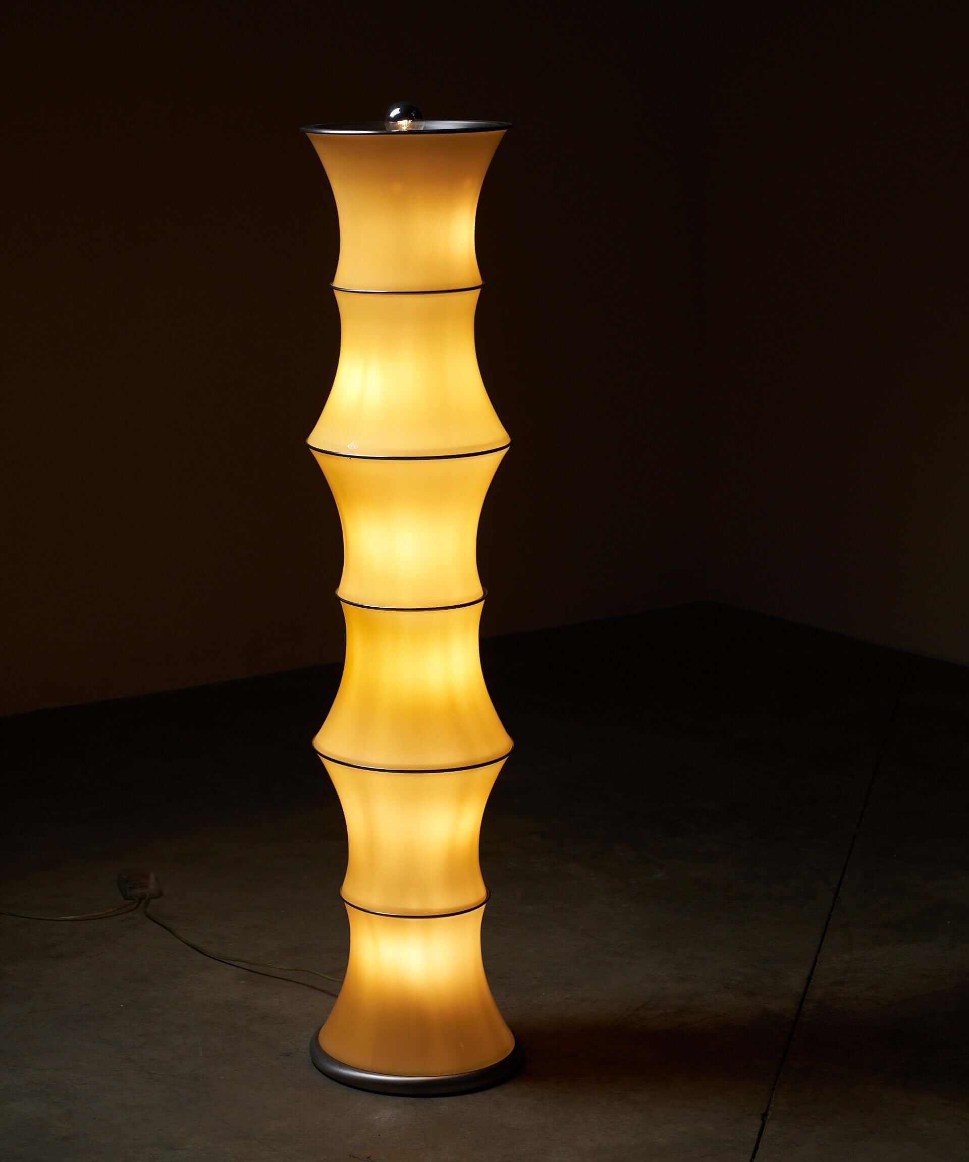 Glass_Bamboo_Floor_Lamp,_Tronconi_Style,_1990s,_Italy