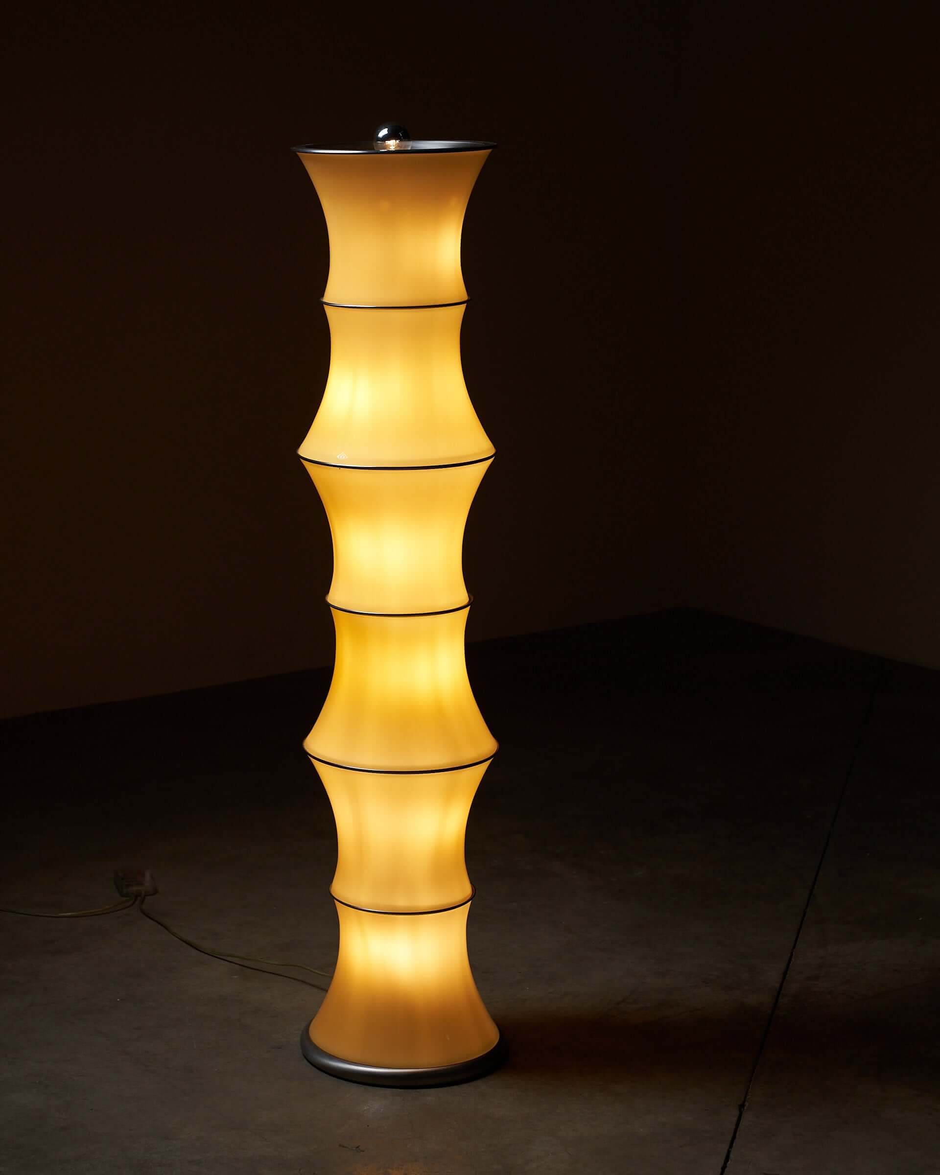 Glass_Bamboo_Floor_Lamp,_Tronconi_Style,_1990s,_Italy