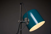 Petrol_Green_Floor_Lamp,_Style_of_Joe_Colombo,_Metal,_1950s