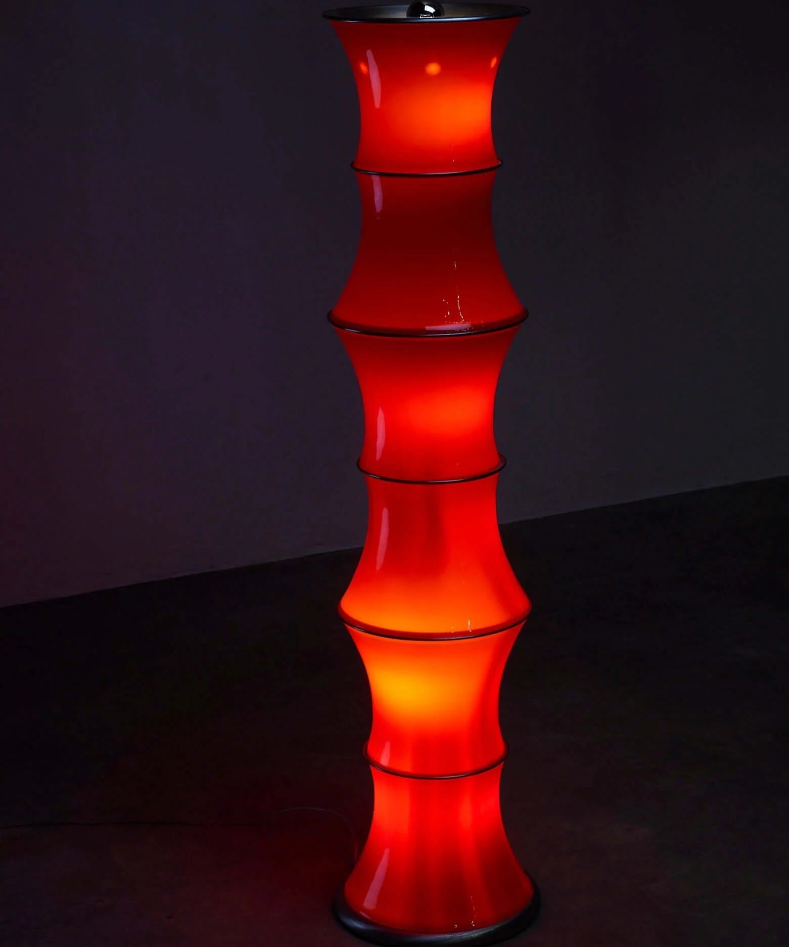 Glass_Bamboo_Floor_Lamp,_Tronconi,_1990s,_Italy