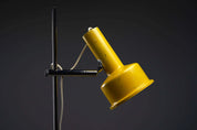 Yellow_Hat_Shade_Floor_Lamp,_Chrome_Stem,_1970s,_Europe
