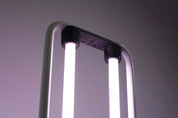 “DUO”_Floor_Lamp,_by_Zerbetto,_Black_Metal,_1980s,_Italy