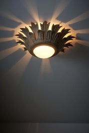 Sunflower_Ceiling_Lamp,_Gilt_Metal_&_Glass,_Italy