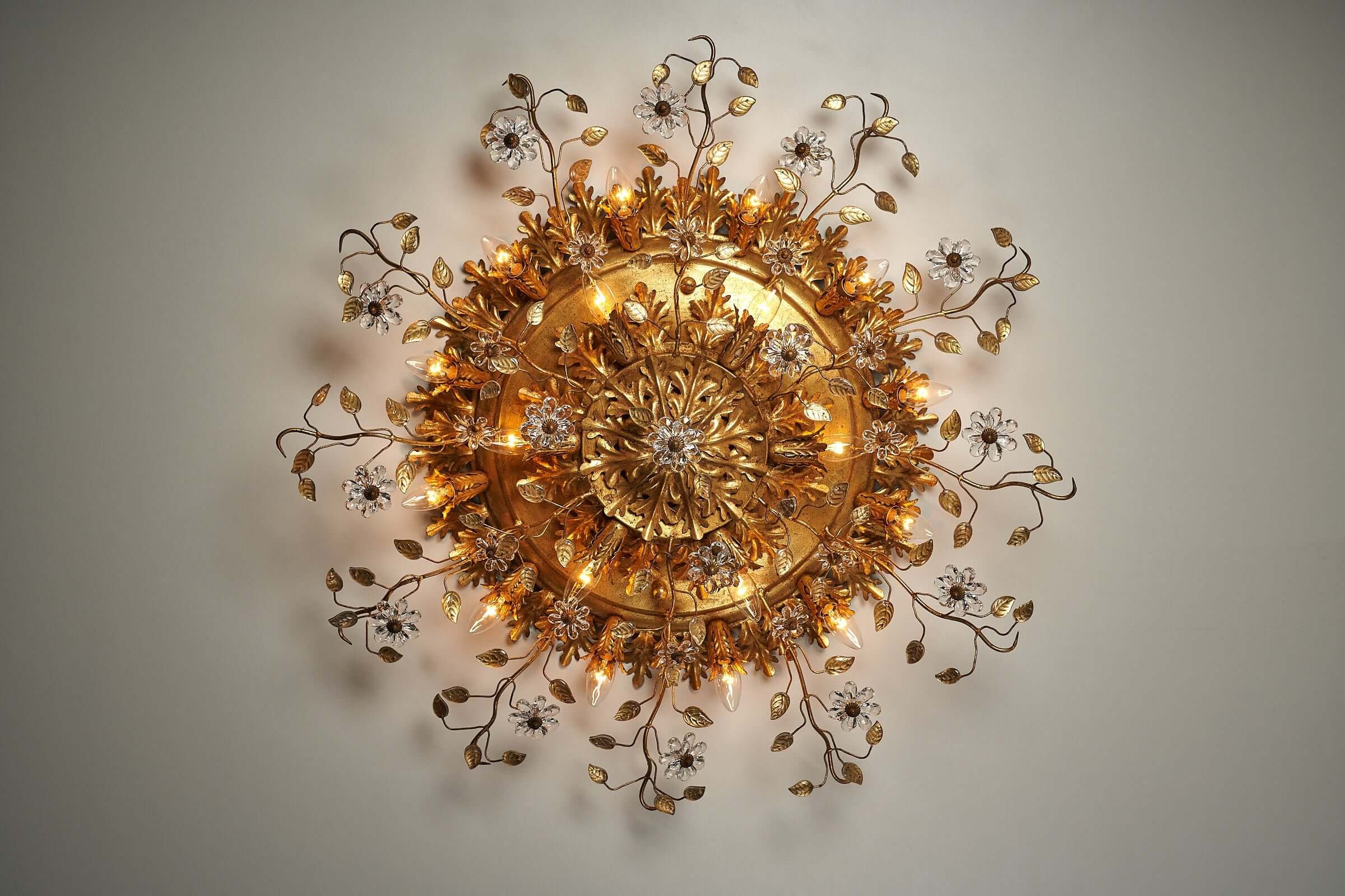 Ceiling_Fixture,_Banci_Firenze,_Gilt_Metal_&_Glass,_1970s,_Italy