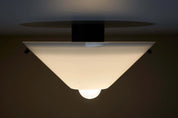 'Cono'_Ceiling_Lamp,_Lamperti,_Glass_&_Metal,_1960s,_Italy