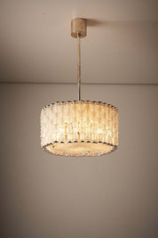 Glass_Pendant_Light,_Kaiser_Leuchten,_Nickel_Patina,_1970,_Germany