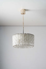 Glass_Pendant_Light,_Kaiser_Leuchten,_Nickel_Patina,_1970,_Germany