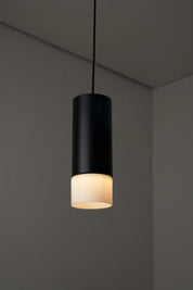 Sleek_Opaline_Glass_&_Metal_Pendant,_Cosack,_1960,_Germany