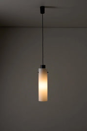 Sleek_Cylindrical_Pendant_with_Glass_Diffuser,_Cosack,_Opaline_Glass,_1960,_Germany