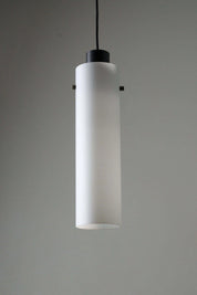 Sleek_Cylindrical_Pendant_with_Glass_Diffuser,_Cosack,_Opaline_Glass,_1960,_Germany
