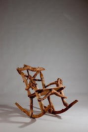 Matti_Savijärvi,_1920's_unique_tree_root_rocking_chair