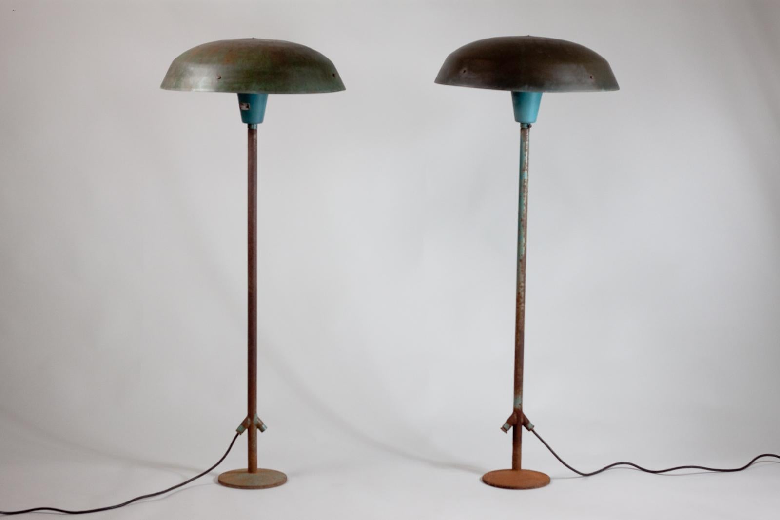 Set_of_2_Garden_Lights_by_Paavo_Tynell_for_Idman_Oy_Metal_1950s_Finland