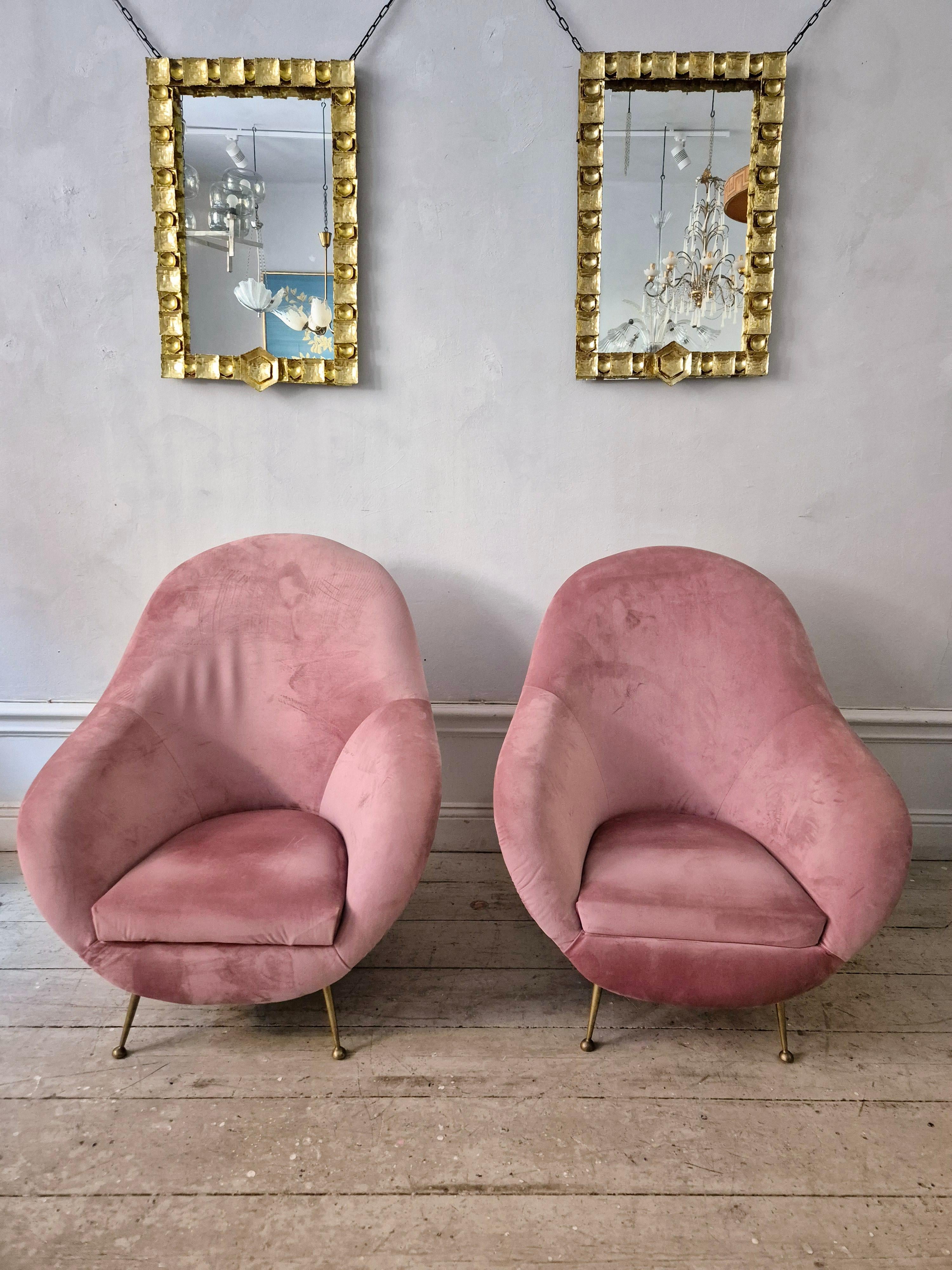 Set_of_2_Italian_Mid_Century_Modern_Easy_Chairs_with_Brass_Legs,_Lounge_Chairs,_1950s
