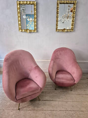 Set_of_2_Italian_Mid_Century_Modern_Easy_Chairs_with_Brass_Legs,_Lounge_Chairs,_1950s
