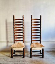 Set_of_2_High_Back_Ladder_Chairs,_1940s,_Spain