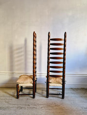 Set_of_2_High_Back_Ladder_Chairs,_1940s,_Spain