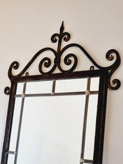Wall_mirror,_cast_iron_Swedish_Grace_1930/40s