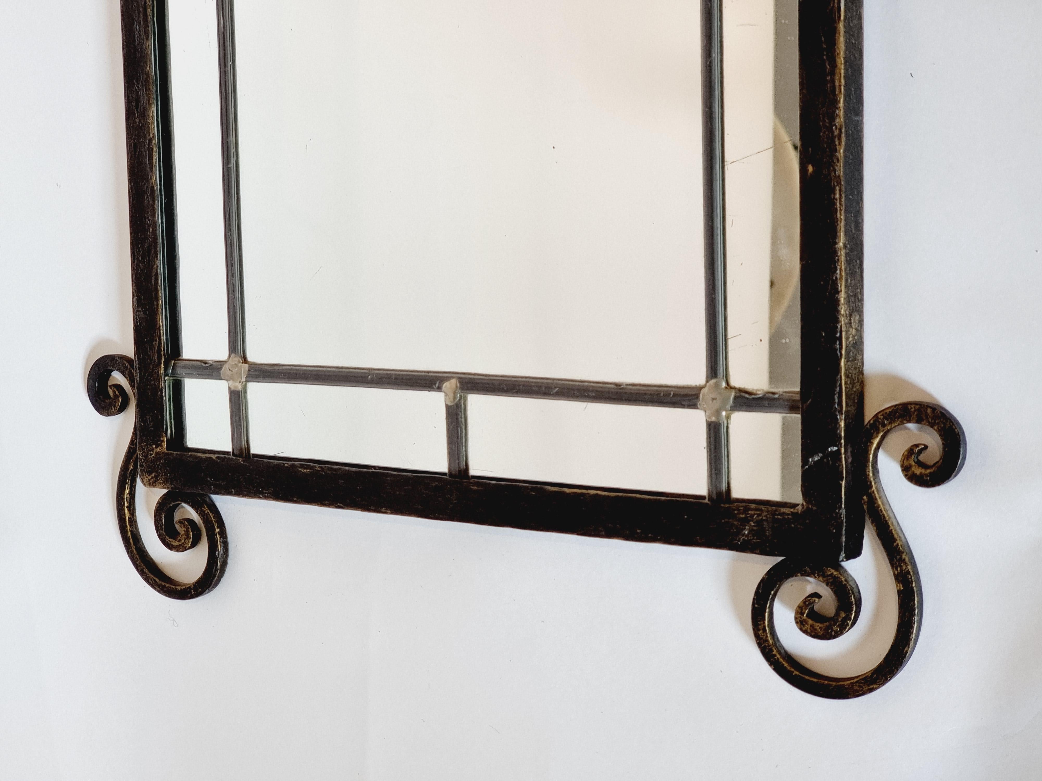 Wall_mirror,_cast_iron_Swedish_Grace_1930/40s
