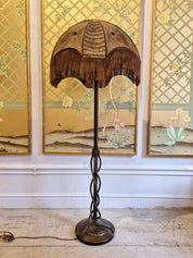 Rare_exquisite_bronze_floor_lamp_with_entwined_snakes,_early_1900s.