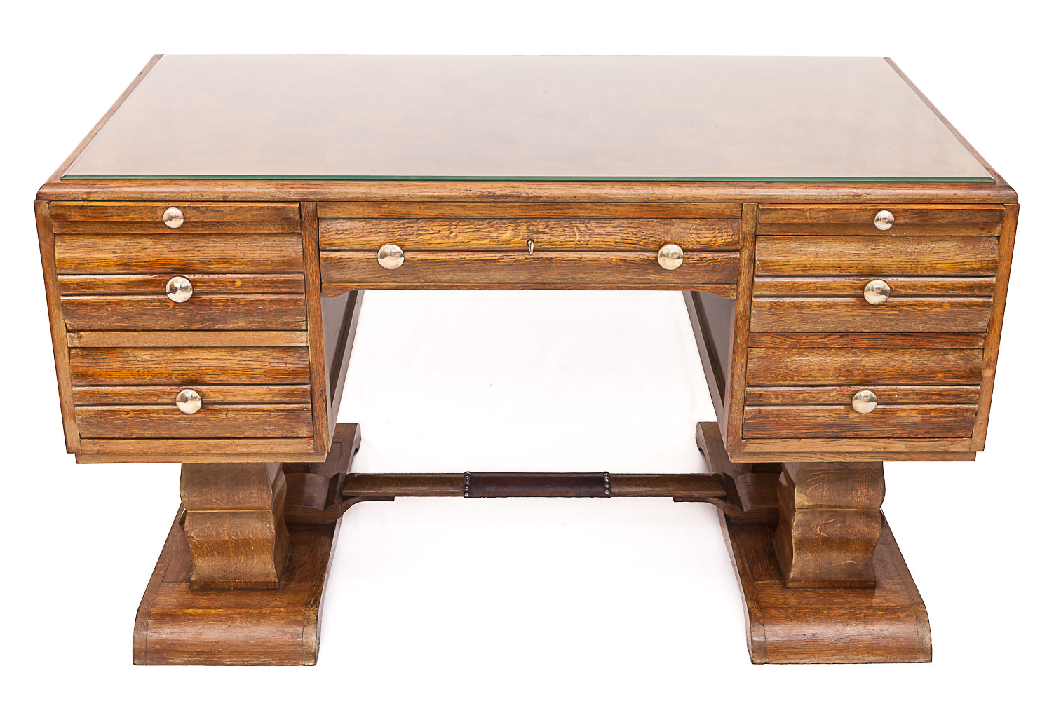 Art_Deco_oak_desk._Attributed_to_Charles_Dudouyt,_1930