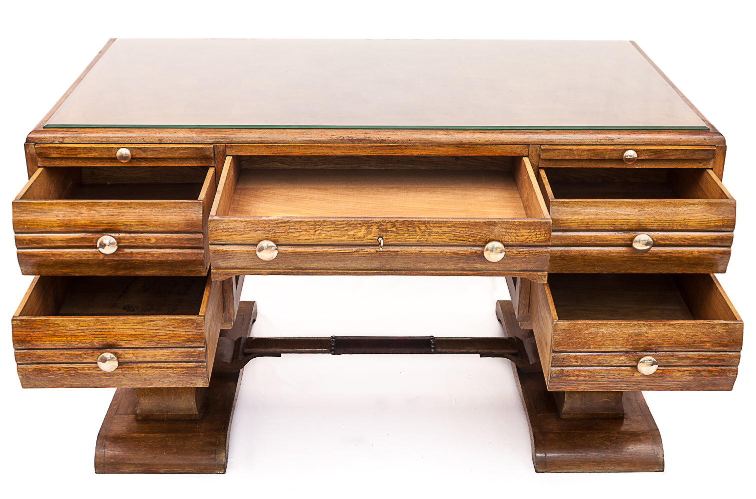 Art_Deco_oak_desk._Attributed_to_Charles_Dudouyt,_1930