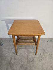Vintage_Scandinavian-Style_Hardwood_Coffee_Table_with_Slatted_Shelf,_Mid-Century_Modern,_1970s