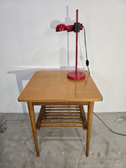 Vintage_Scandinavian-Style_Hardwood_Coffee_Table_with_Slatted_Shelf,_Mid-Century_Modern,_1970s