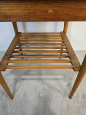Vintage_Scandinavian-Style_Hardwood_Coffee_Table_with_Slatted_Shelf,_Mid-Century_Modern,_1970s