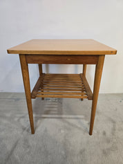 Vintage_Scandinavian-Style_Hardwood_Coffee_Table_with_Slatted_Shelf,_Mid-Century_Modern,_1970s
