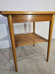 Vintage_Scandinavian-Style_Hardwood_Coffee_Table_with_Slatted_Shelf,_Mid-Century_Modern,_1970s