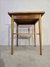 Vintage_Scandinavian-Style_Hardwood_Coffee_Table_with_Slatted_Shelf,_Mid-Century_Modern,_1970s