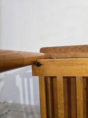 Vintage_Scandinavian-Style_Hardwood_Coffee_Table_with_Slatted_Shelf,_Mid-Century_Modern,_1970s