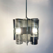 Italian_Space_Age_Chrome_Pendant_Lamp,_Sculptural_Spring_Design,_1970s