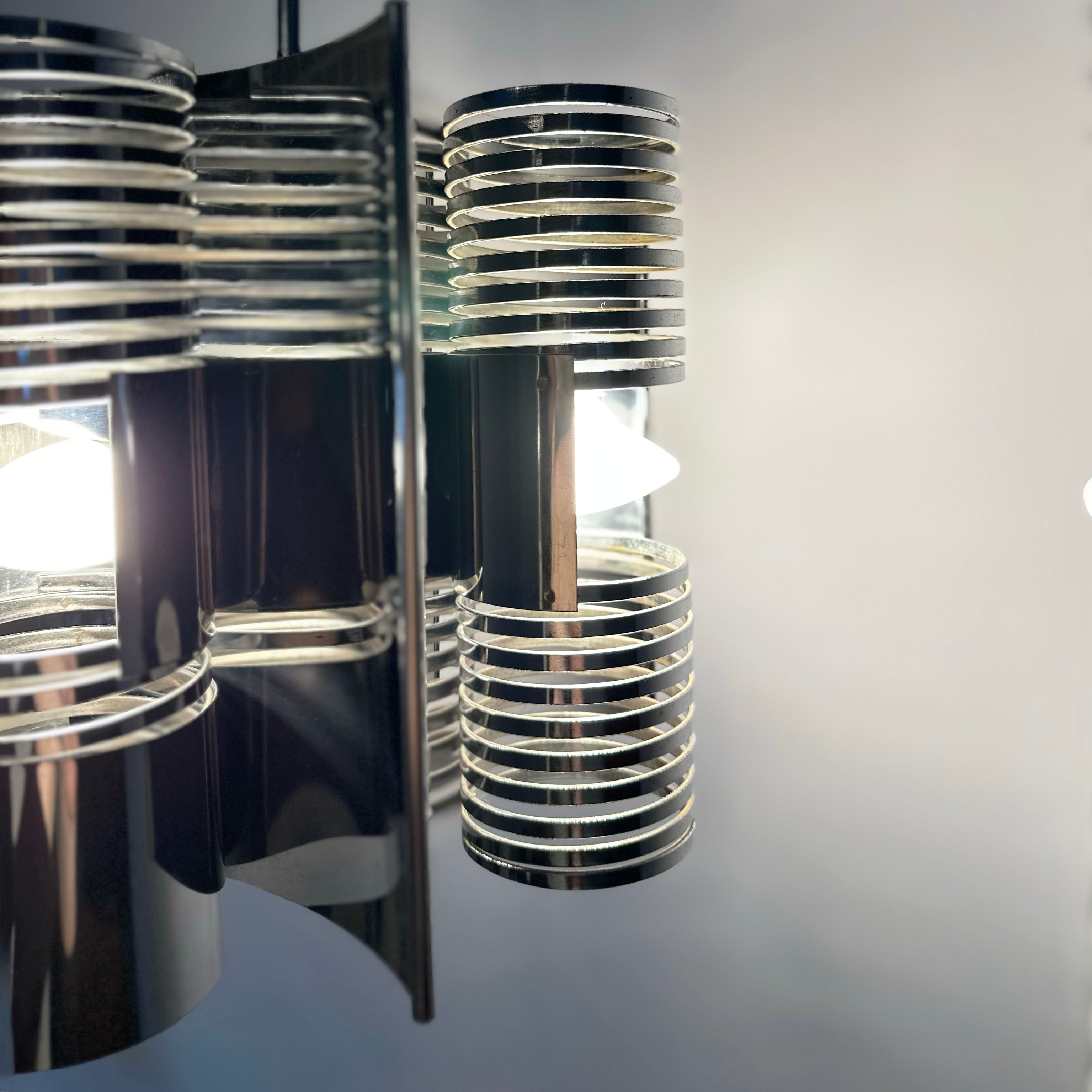 Italian_Space_Age_Chrome_Pendant_Lamp,_Sculptural_Spring_Design,_1970s