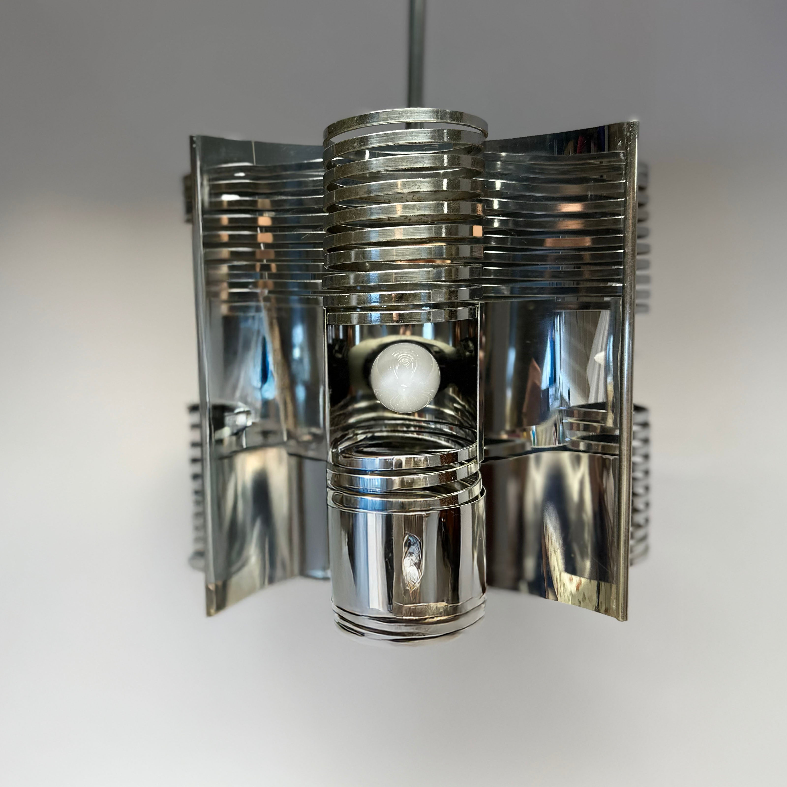Italian_Space_Age_Chrome_Pendant_Lamp,_Sculptural_Spring_Design,_1970s