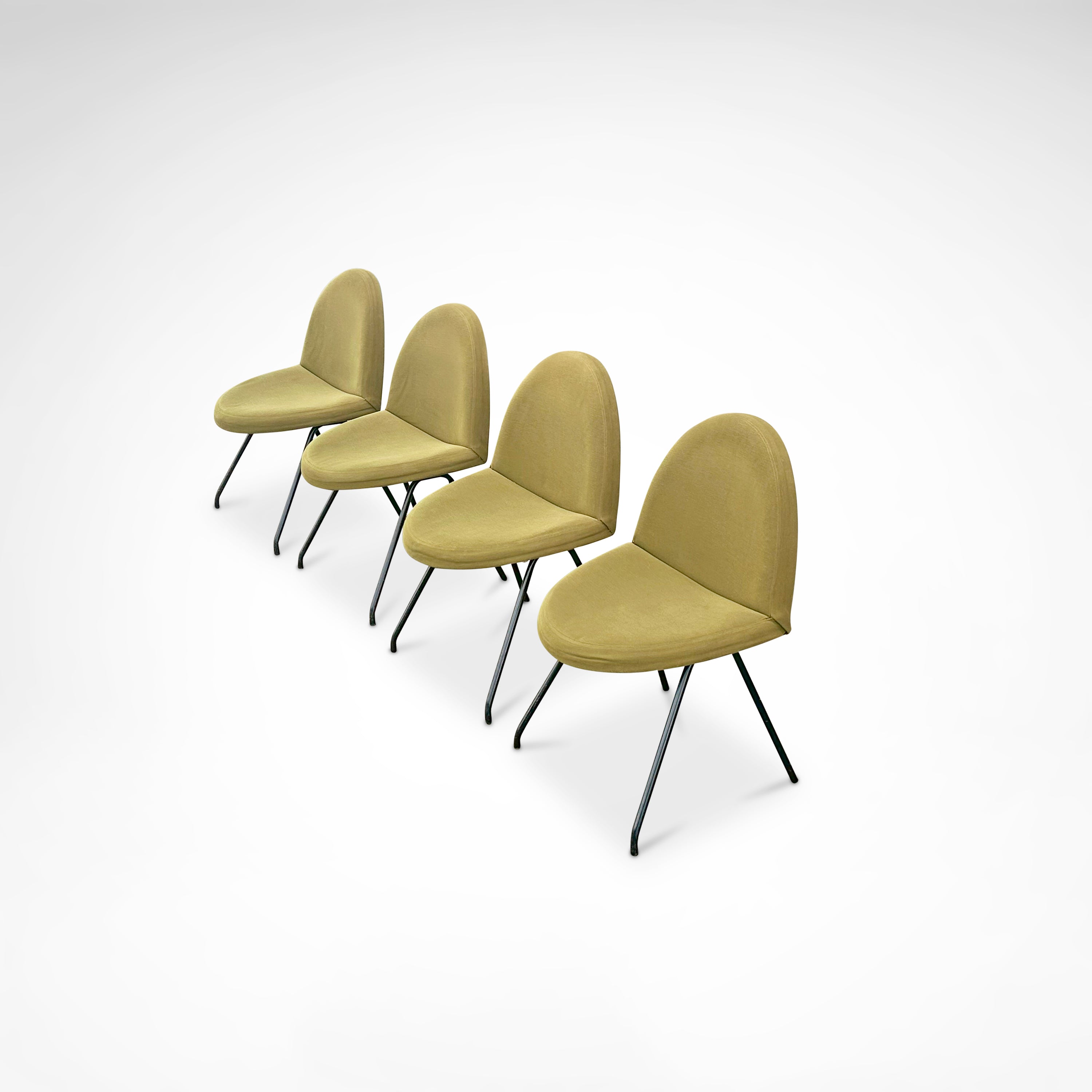 771_Language_dining_chairs_by_Joseph_André_Motte_for_Steiner_France_1950s,_set_of_4