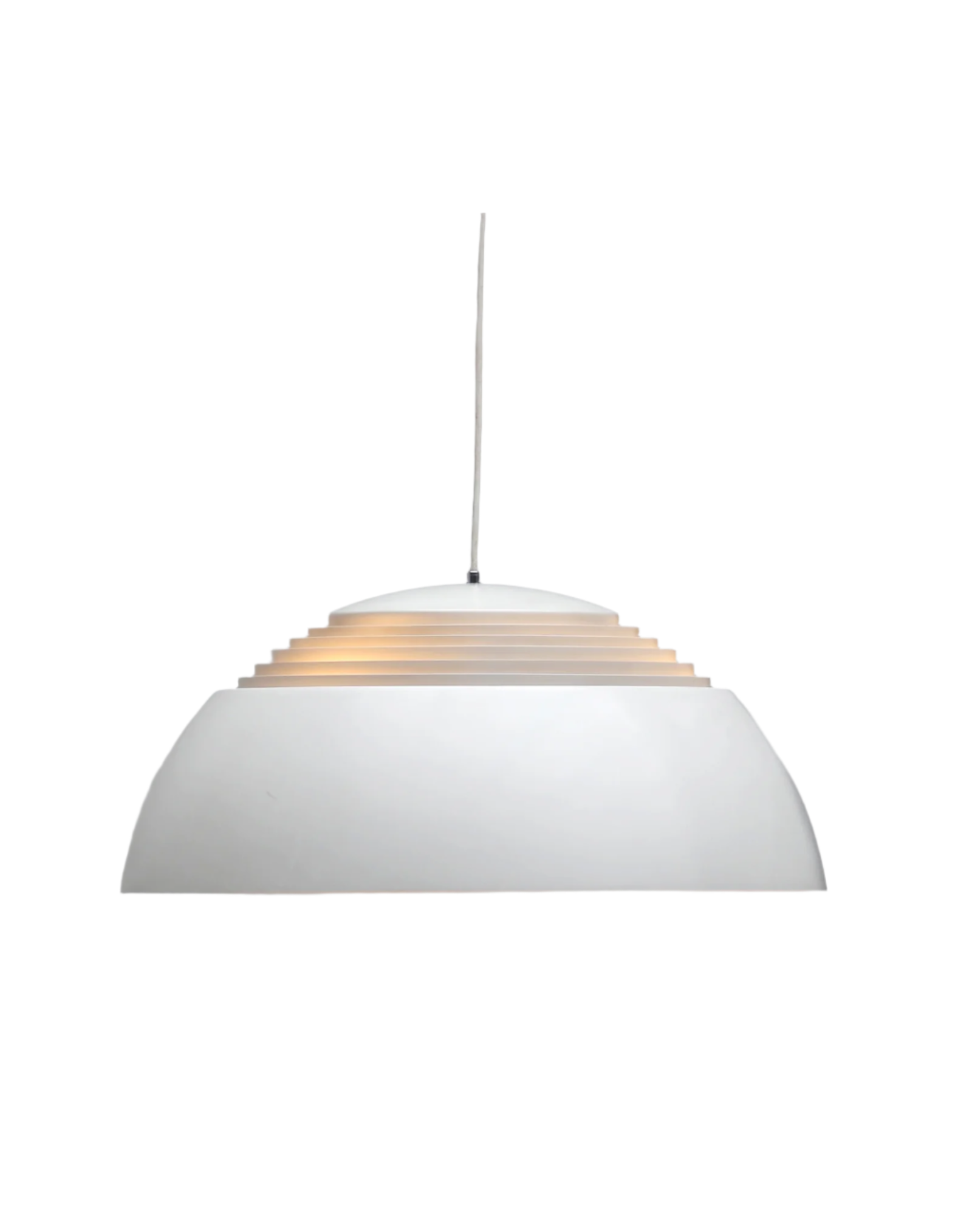AJ_Royal_Lamp_In_Light_Grey_By_Arne_Jacobsen_For_Louis_Poulsen