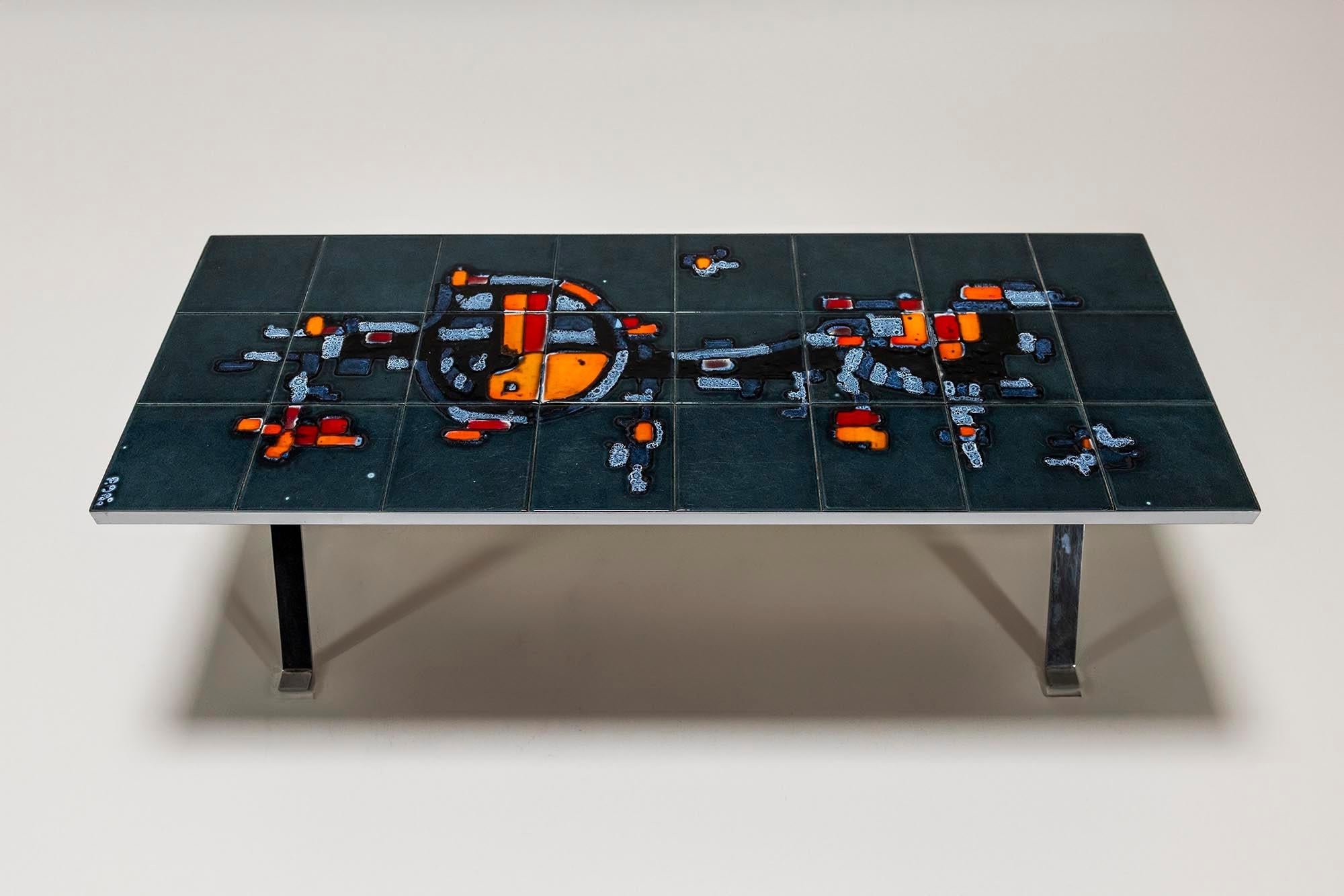 Adri_Belgique_Tiled_Coffee_Table_France_1960_s
