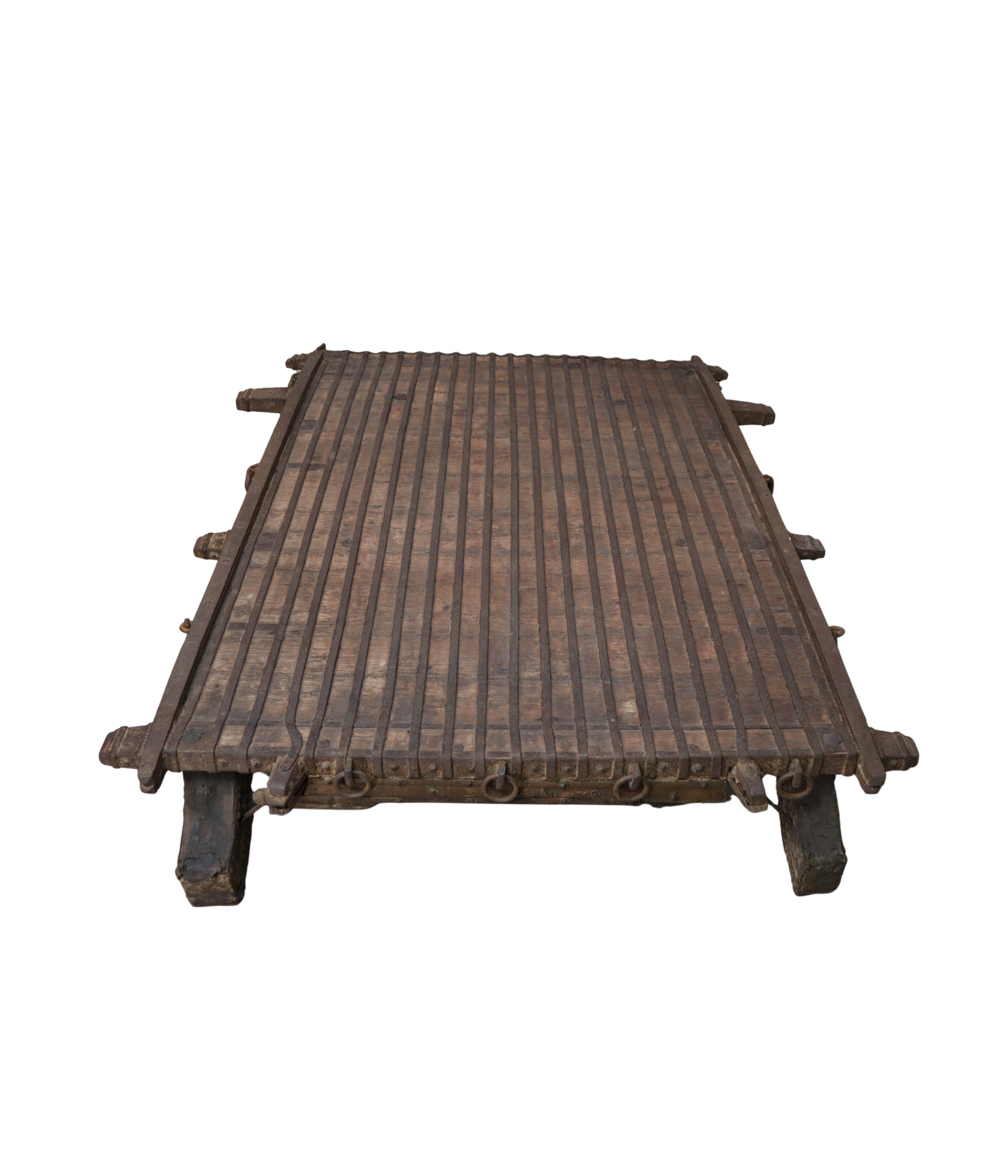 Antique_Wabi_Sabi_Indian_bullock_cart_platform_table,_c.1800