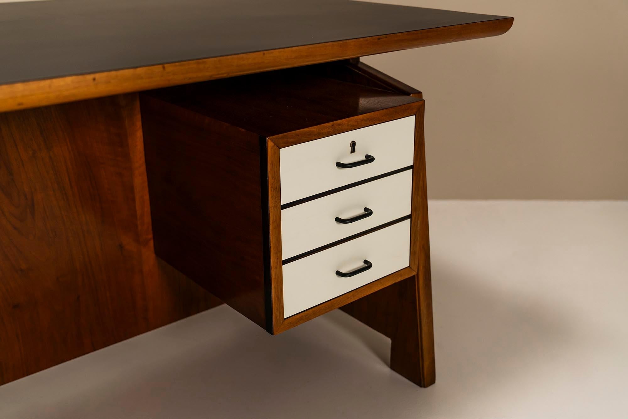 Architectural_Desk_In_Walnut_By_Carlo_de_Carli_Italy_1950_s