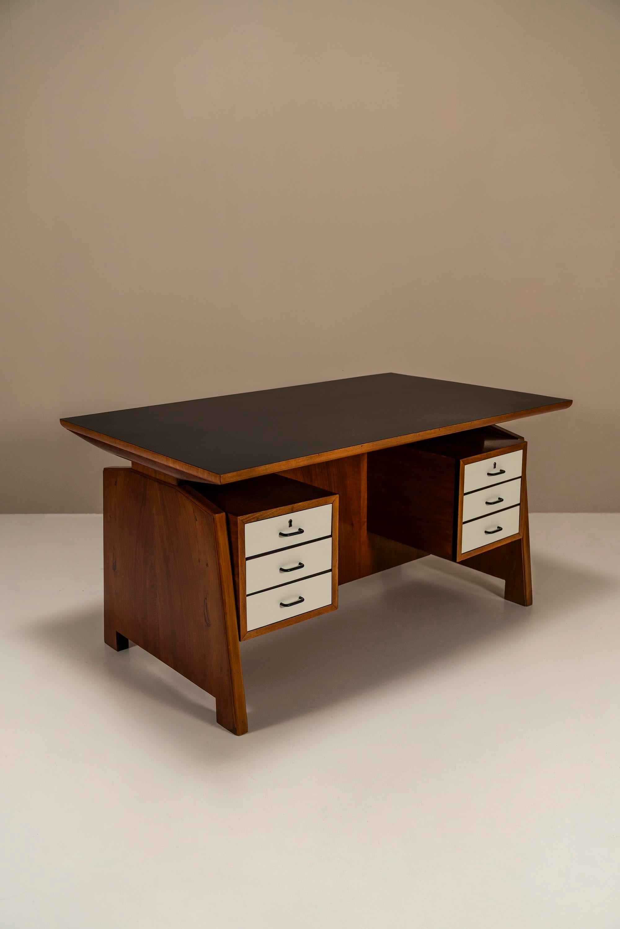 Architectural_Desk_In_Walnut_By_Carlo_de_Carli_Italy_1950_s