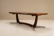 Architectural_Large_Coffee_Table_in_Rosewood_Veneer_and_Metal_1960s