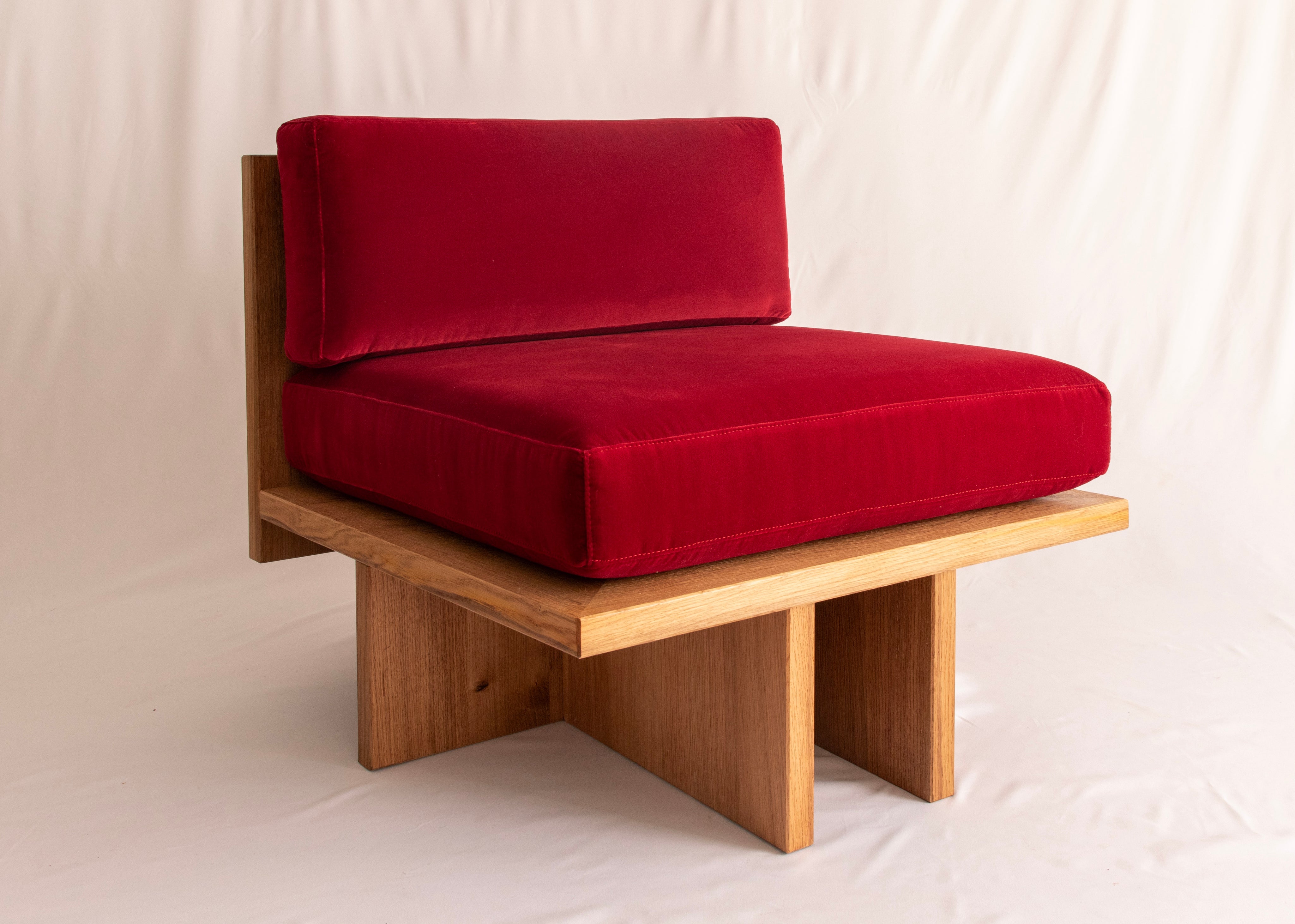 Armless_Lounge_Chair_with_Red_Fabric
