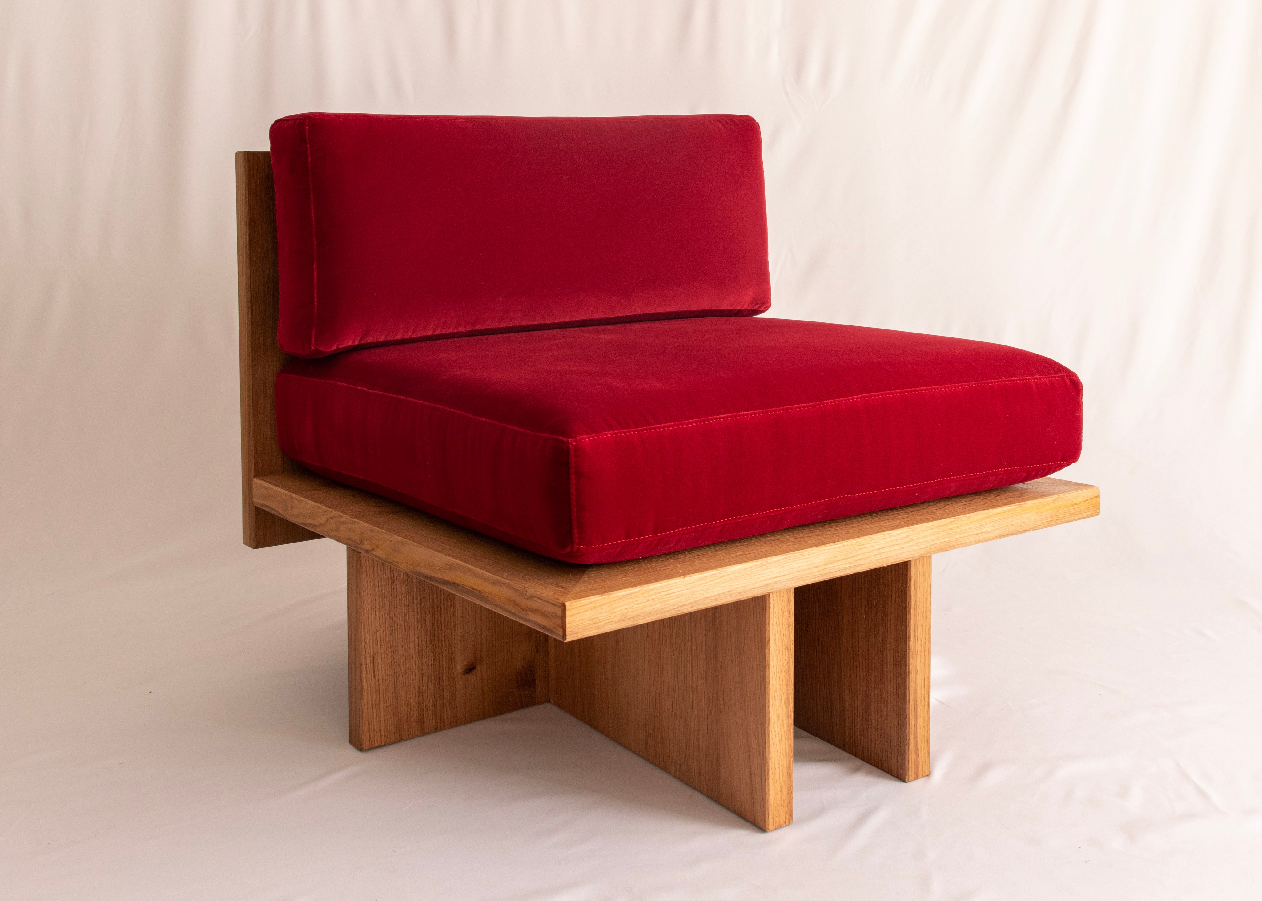 Armless_Lounge_Chair_with_Red_Fabric
