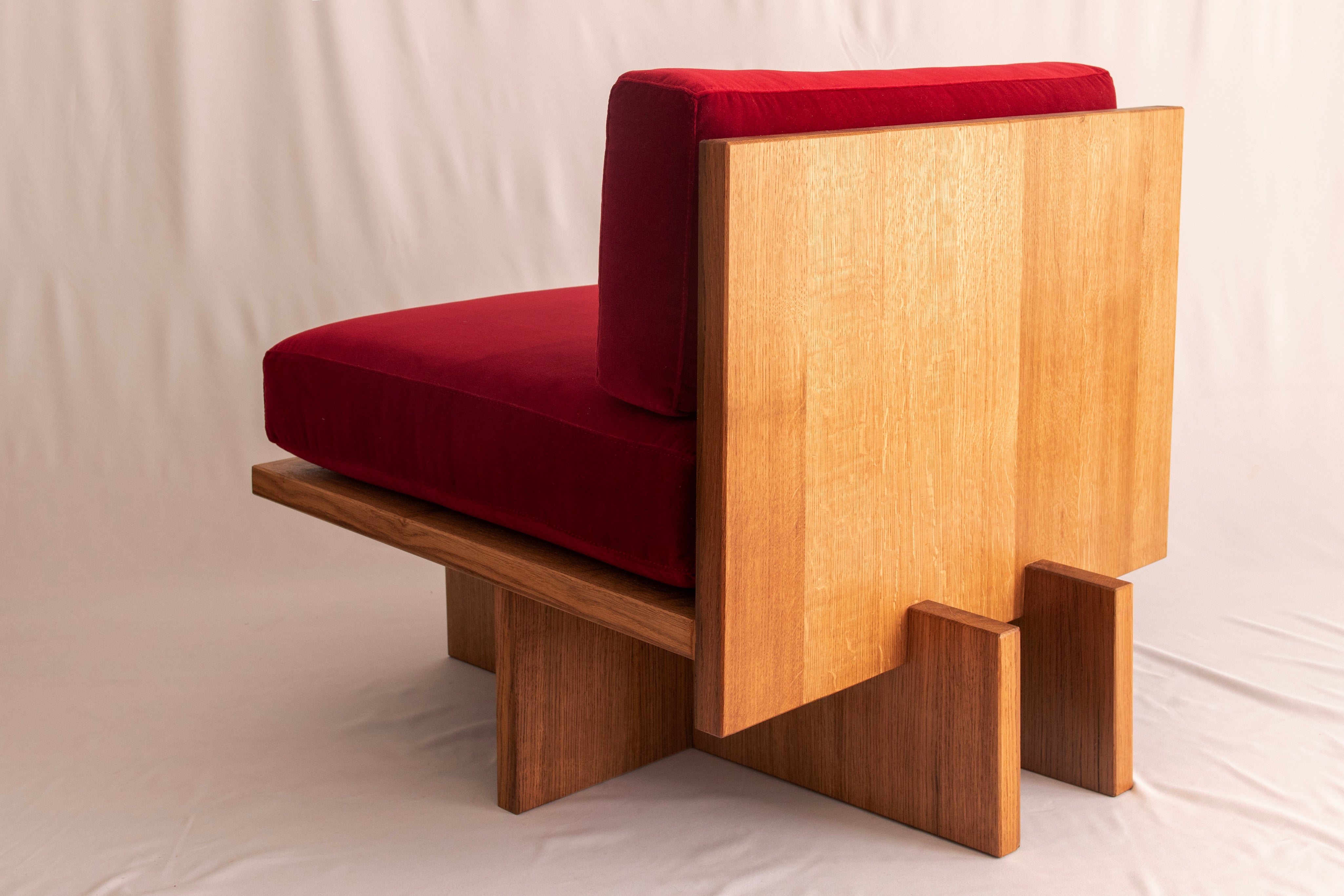 Armless_Lounge_Chair_with_Red_Fabric
