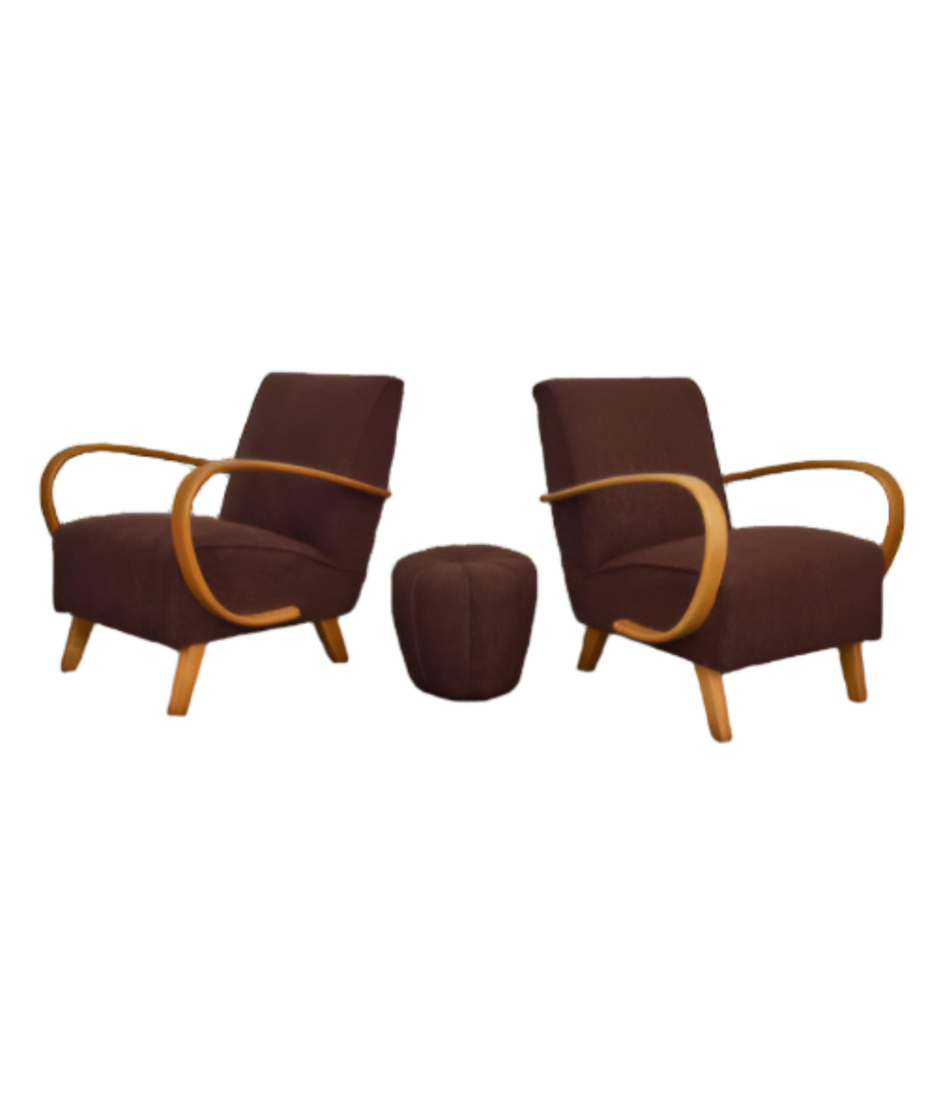 Art_Deco_Armchairs_Tulip_Tabouret_by_Jindrich_Halabala_1940s